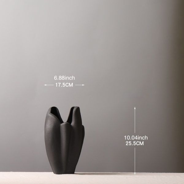 unique hand shaped ceramic vases for home & hotel decor ideal for flower arrangements