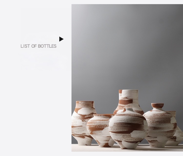 handcrafted earth toned abstract ceramic vases set artistic decor for home, office, living room, and gallery displays