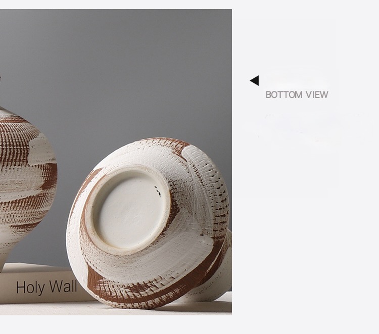 handcrafted earth toned abstract ceramic vases set artistic decor for home, office, living room, and gallery displays